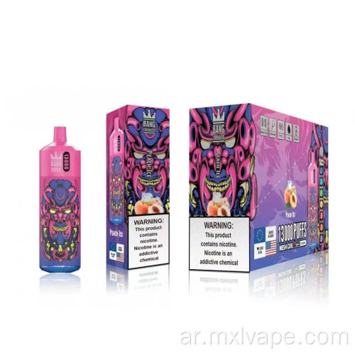 Bang King Tornado 13000 Puffs يمكن التخلص منها vape